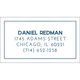 Navy Bold Name Luggage Tags Image 2 of 3